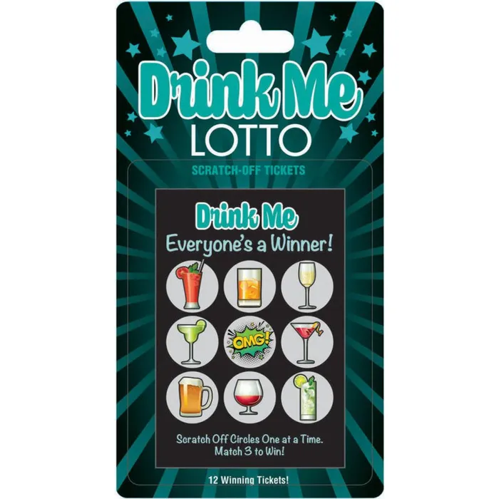 Drink Me Lotto 12 Winning Tickets Little Genie Vibrators