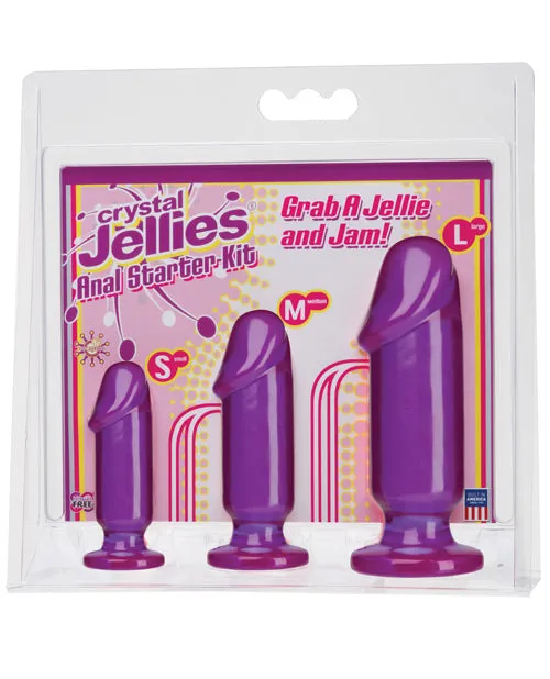 Doc Johnson Anal Crystal Jellies Anal Starter Kit