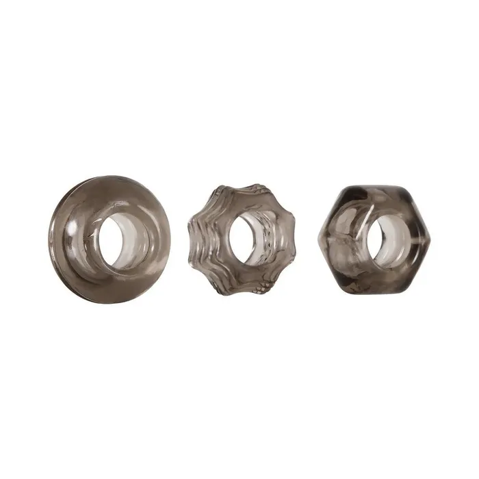 Zero Tolerance Triple Thick 3Piece Cockring Set Zero Tolerance Anal