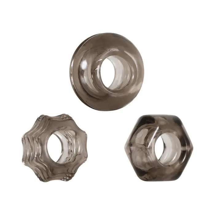 Zero Tolerance Triple Thick 3Piece Cockring Set Zero Tolerance Anal