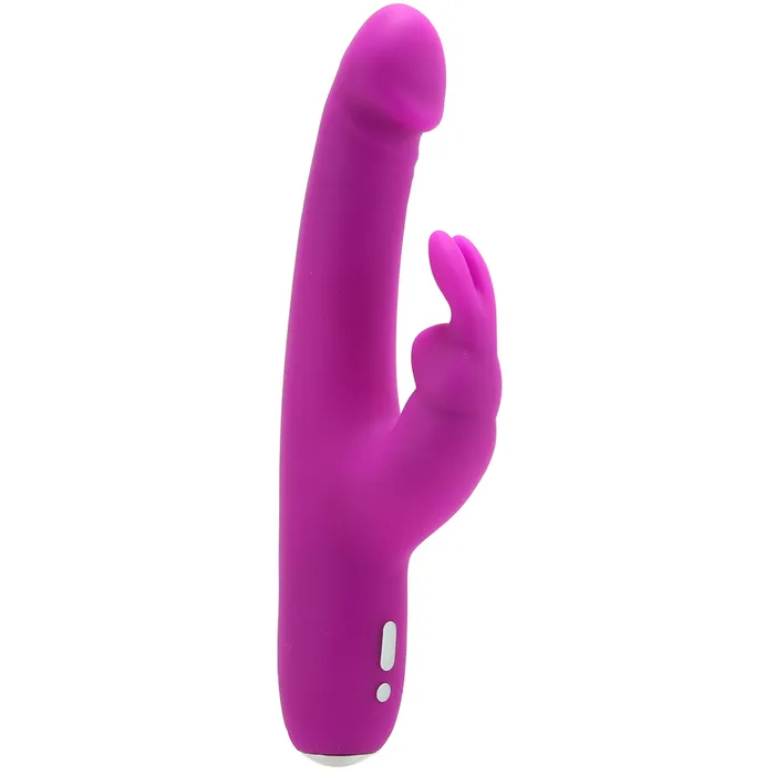 Vibrators LoveHoney Happy Rabbit Slim Realistic Vibe in Purple
