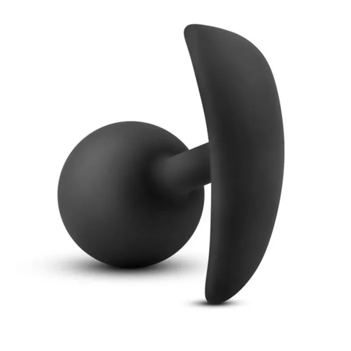 Anal Blush Novelties Anal Adventures Platinum Silicone Vibra Plug Black Anal Blush Novelties Anal Adventures Platinum Silicone Vibra Plug Black