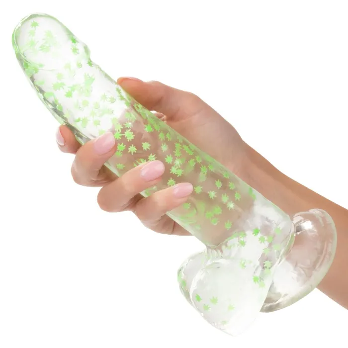 Naughty Bits I Leaf Dick GlowintheDark Weed Leaf Dildo Glow in the Dark CalExotics Dildos Naughty Bits I Leaf Dick GlowintheDark Weed Leaf Dildo Glow in the Dark CalExotics Dildos