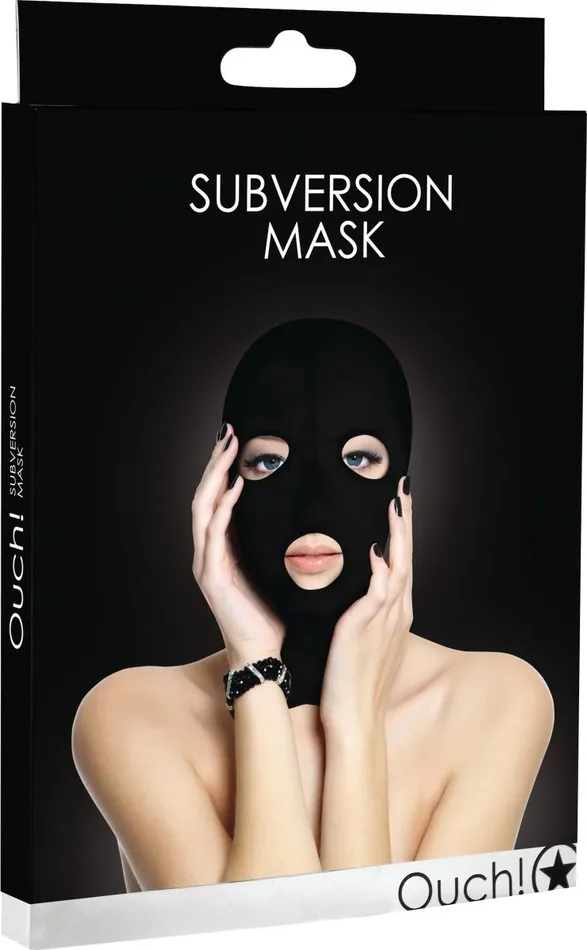 Shots Ouch Anal Subversion Mask Black Shots Ouch Anal Subversion Mask Black