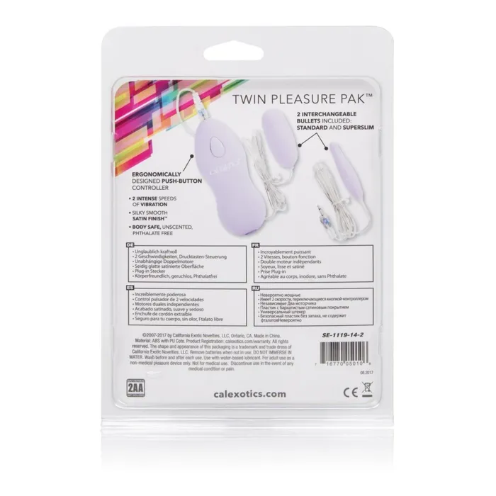 Twin Pleasure Pak Purple CalExotics Vibrators