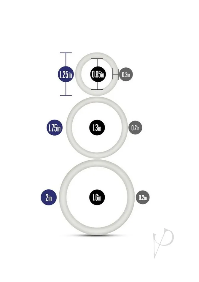 Anal Performance Performance Vs4 Cockring Set White Anal Performance Performance Vs4 Cockring Set White