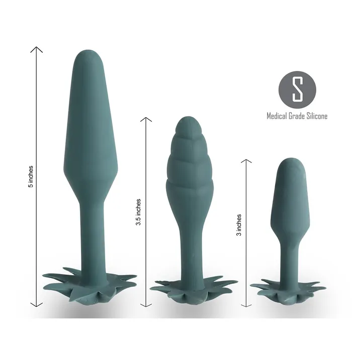 Anal Xandebay Doobies 420 Butt Plugs Set Of 3