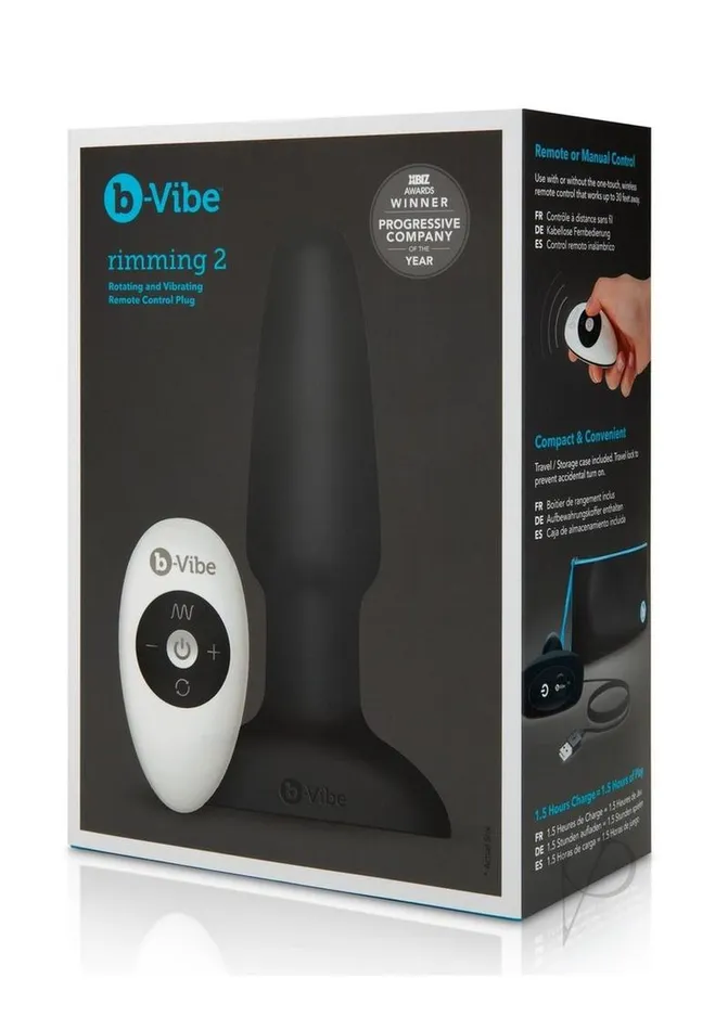 bVibe Anal Bvibe Rimming Plug 2 Black