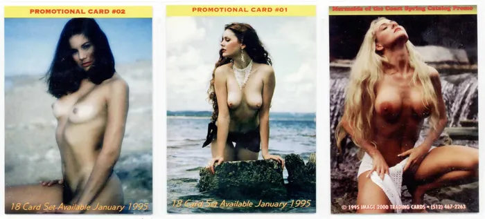 Image 2000 Mermaids Of The Coast promo card lot 3 cards Peter Comparettos Cards Anal