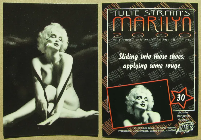 Julie Strains Marilyn 2000 AllOmniChrome Collector Cards 2836 sold singly cardplayboy Vibrators