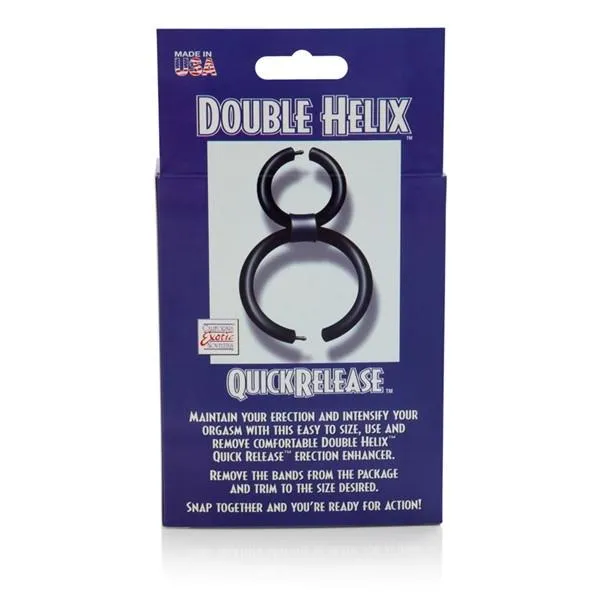Male Sex Toys California Exotics Double Helix Quick Release Cock Ring