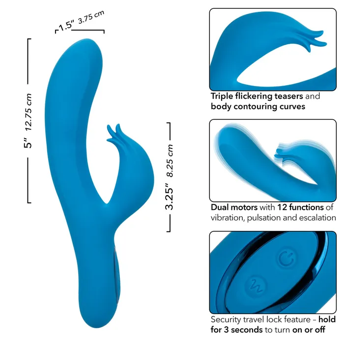 Calexotics Vibrators Azure Collection Flutter G