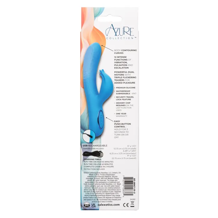 Calexotics Vibrators Azure Collection Flutter G