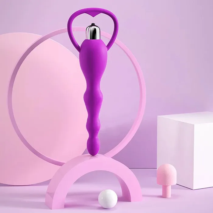 Romulus Male Sex Toys 10Mode Waterproof Silicone Anal Vibrator Butt Plug for Women Men and Couples