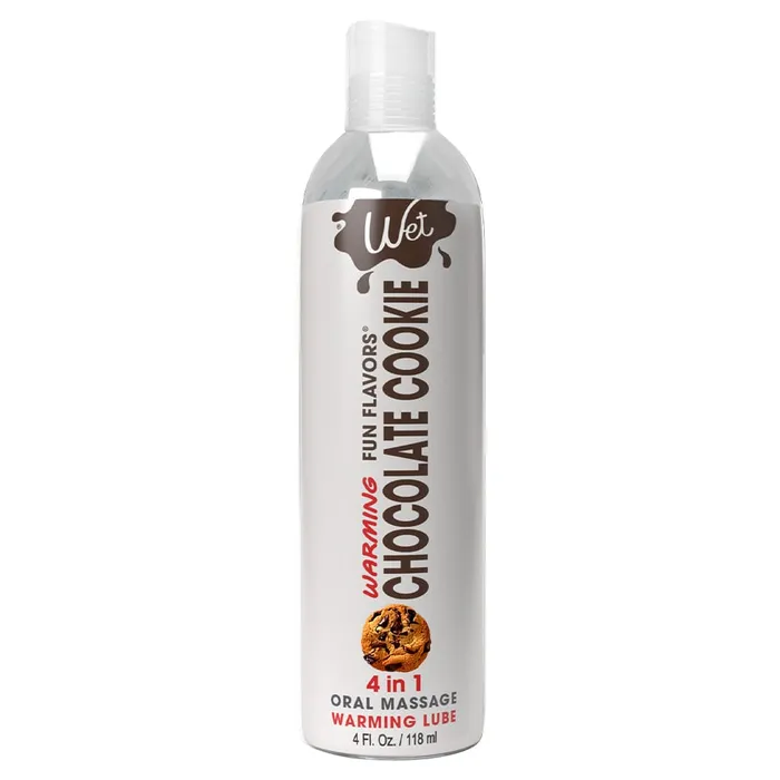 Wet Fun Flavors 4in1 Chocolate Cookie Warming Lubricant Wet Female Sex Toys