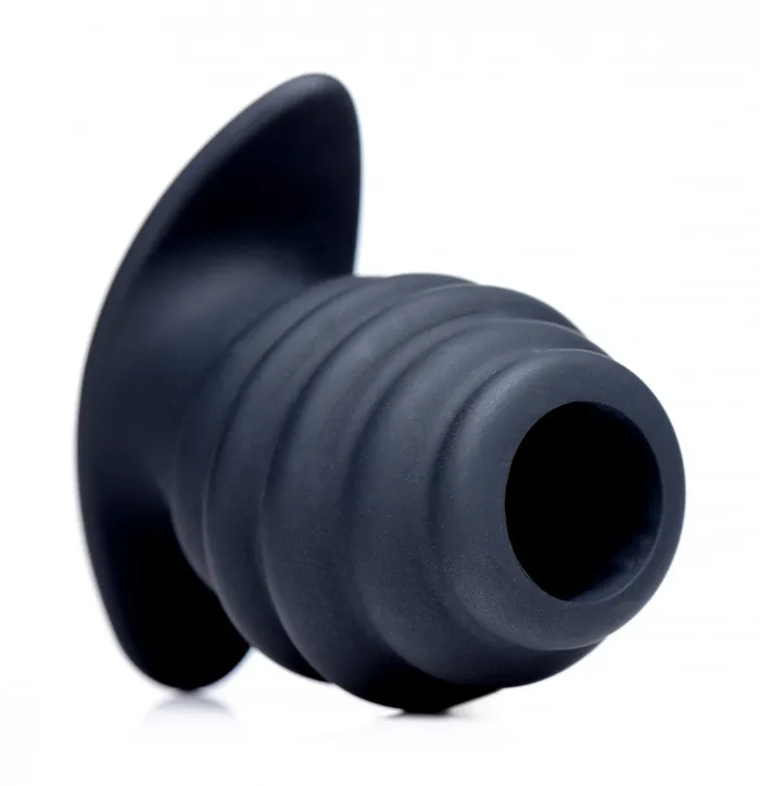 Hive Ass Tunnel Silicone Ribbed Hollow Anal Plug Master Series Male Sex Toys