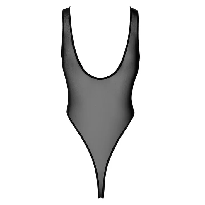 Noir Handmade Paparazzi HighCut Sheer Mesh Tank Bodysuit Noir Handmade Vibrators
