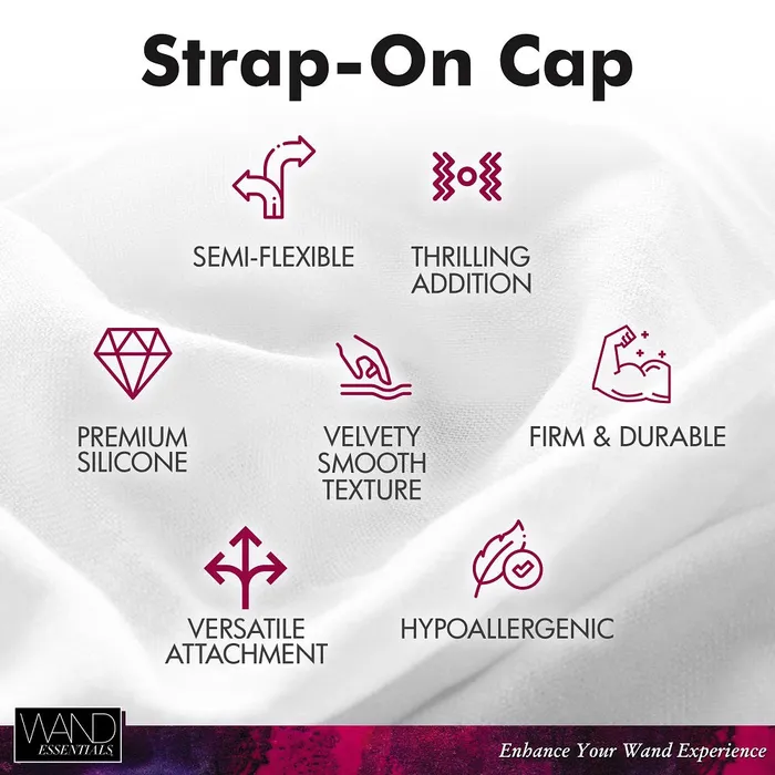 Strap Cap Dildo Wand Harness Wand Essentials Female Sex Toys