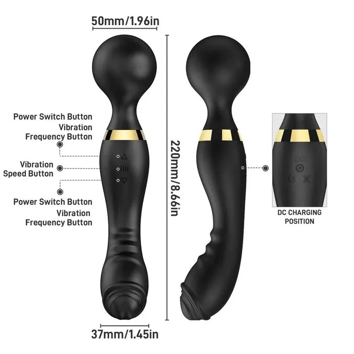 Vibrators Xinghaoya Double Head Wand Vibrator Sex Toy for Women