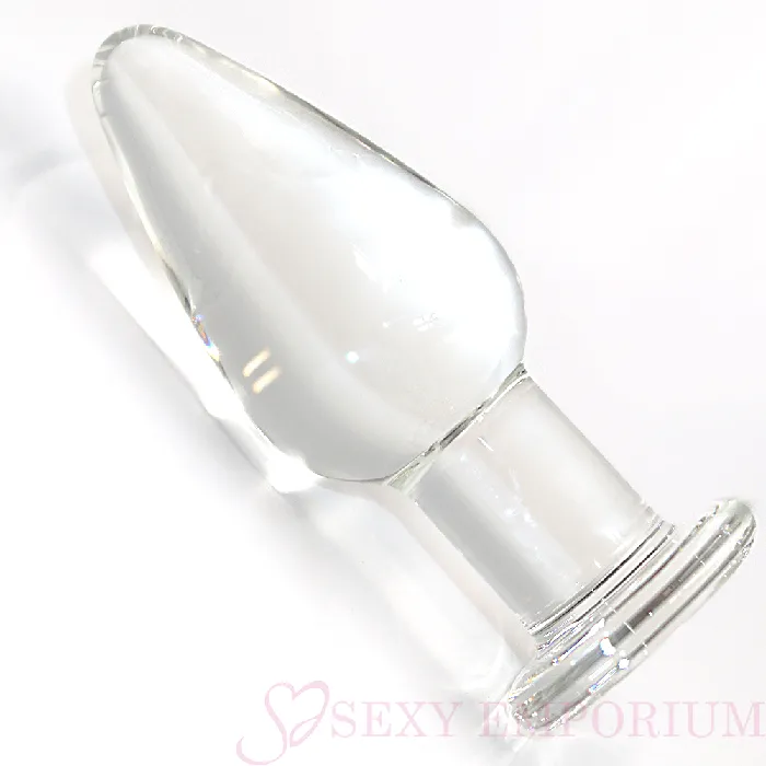 Anal Sexy Emporium Big Glass Butt Plug