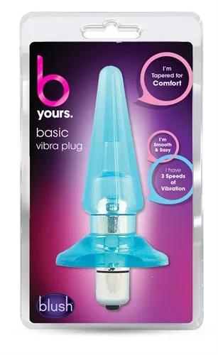 Blush Novelties Anal Sassy Vibra Plug Blue Blush Novelties Anal Sassy Vibra Plug Blue