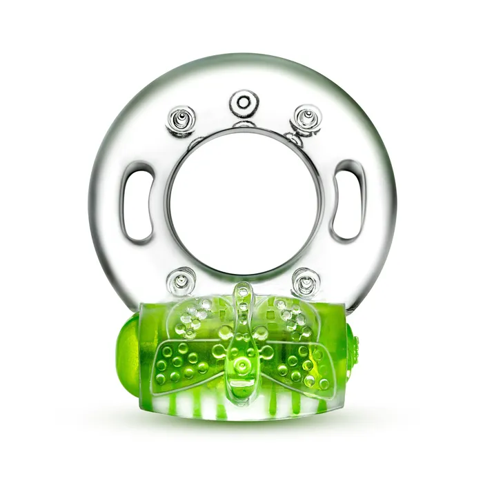 Blush Novelties Couples Play With Me Arouser Vibrating CRing Green Blush Novelties Couples Play With Me Arouser Vibrating CRing Green