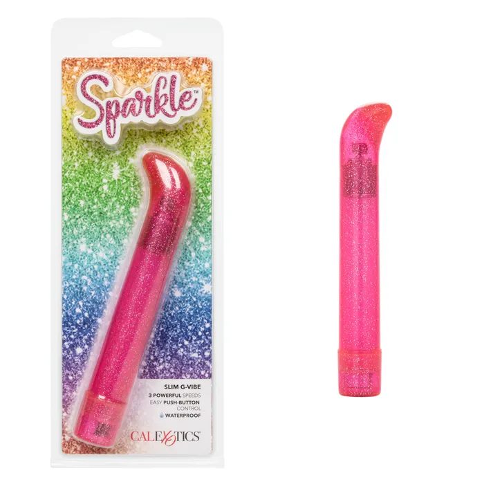 CalExotics Vibrators Sparkle Slim GVibe Pink