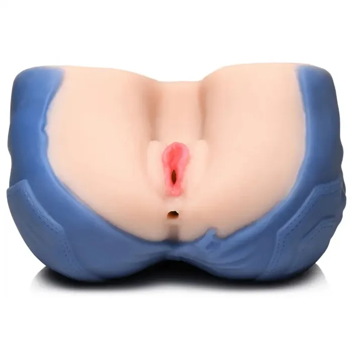 Curve Toys Male Sex Toys Holly Denim Shorts Pussy and Ass Male Masturbator