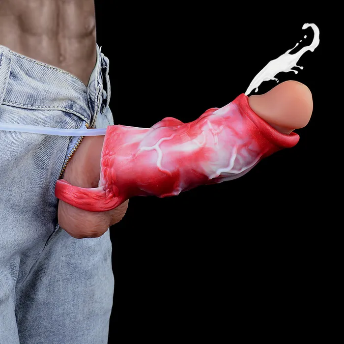 Embercoil Huge Squirting Knot Sheath Fantasy Penis Extender DirtyToyz Male Sex Toys Embercoil Huge Squirting Knot Sheath Fantasy Penis Extender DirtyToyz Male Sex Toys