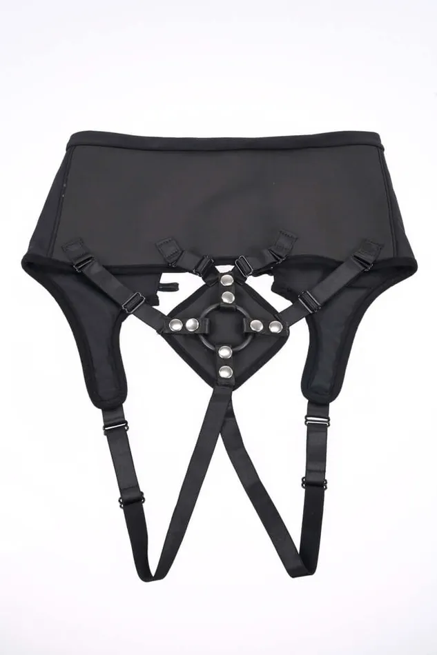 Female Sex Toys Sportsheets High Waisted Corset Strap on Black Female Sex Toys Sportsheets High Waisted Corset Strap on Black