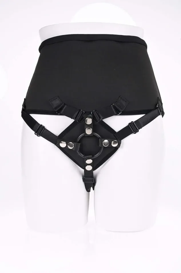 Female Sex Toys Sportsheets High Waisted Corset Strap on Black Female Sex Toys Sportsheets High Waisted Corset Strap on Black