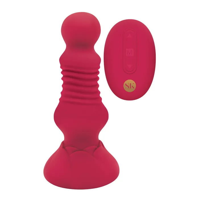 Secret Kisses Remote Thrusting Rosebud Butt Plug Secret Kisses Anal