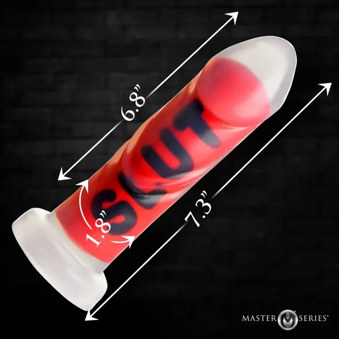 Slut Silicone Dildo XR Brands Dildos