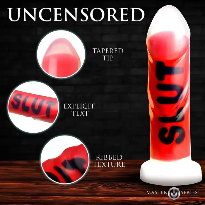 Slut Silicone Dildo XR Brands Dildos