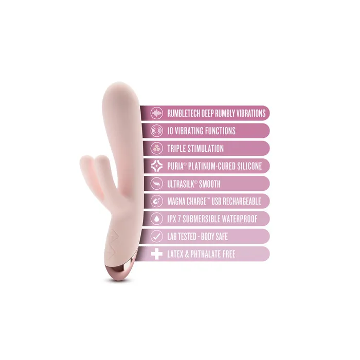 Vibrators Blush Novelties Blush Elora Pink Triple Stimulation Vibe Vibrators Blush Novelties Blush Elora Pink Triple Stimulation Vibe