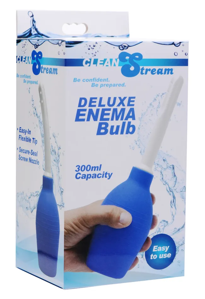 XR Brands Clean Stream Anal Clean Stream Deluxe Enema Bulb