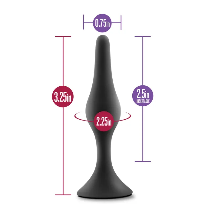 Anal Adventure Plug for Beginners Plush Silicone with Suction Base Blush Novelties Anal Adventure Plug for Beginners Plush Silicone with Suction Base Blush Novelties