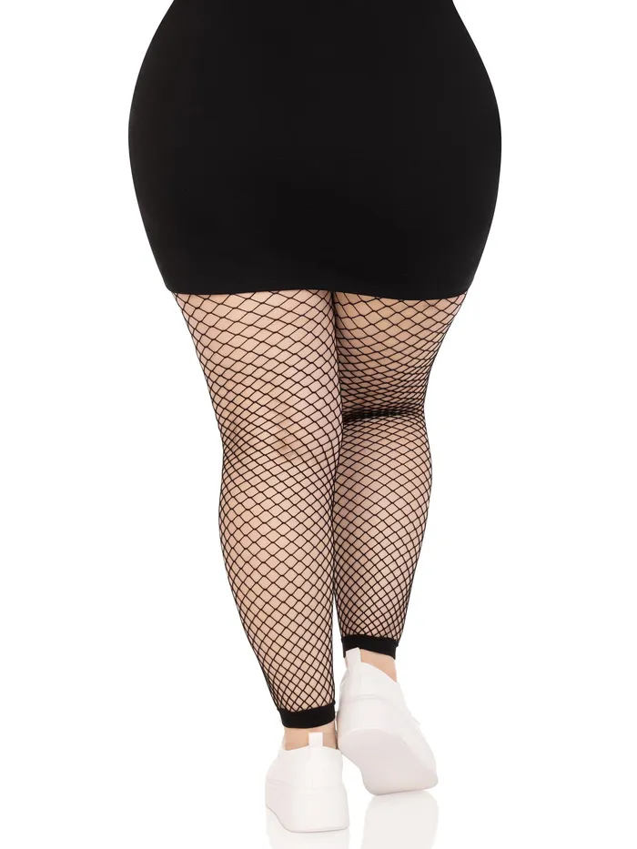 Anal Industrial Net Footless Tights 1x2x Black Leg Avenue Anal Industrial Net Footless Tights 1x2x Black Leg Avenue