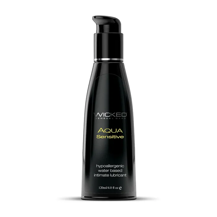 Aqua Sensitive WaterBased Lubricant 4 Oz Wicked Sensual Care Lubricants Aqua Sensitive WaterBased Lubricant 4 Oz Wicked Sensual Care Lubricants