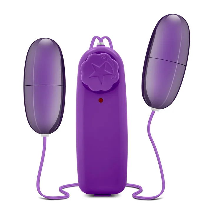 Blush Novelties Couples Double Pop Vibrating Eggs SplashReady Fun for Solo or Partner Play