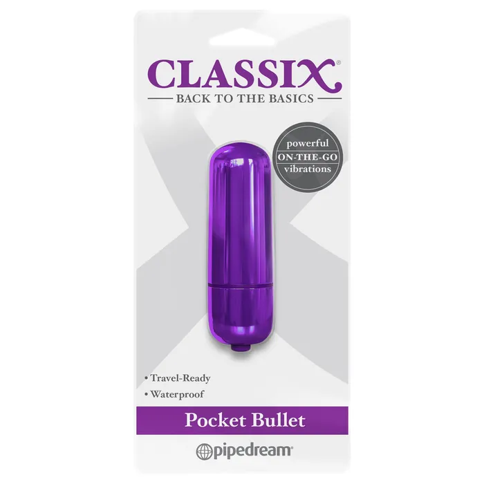 Classix Pocket Bullet Purple Pipedream Vibrators