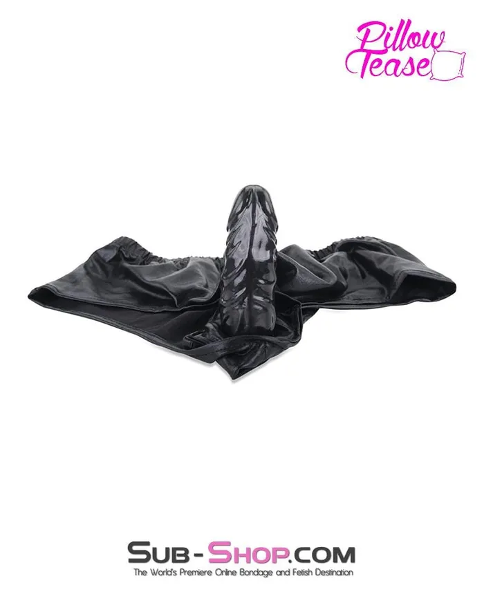 Female Sex Toys Idea 2744MQSIS Pretty Sissy Boi Mistress Sessions Black 4Way Stretch PVC Dildo Panty