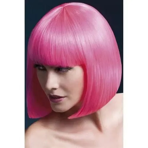 Fever Lingerie Elise Wig Neon Pink Vibrators