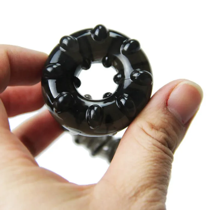 Male Sex Toys weadultshop Triple Silicone Cock Ring For Men Delay Ejaculation Sex Toy