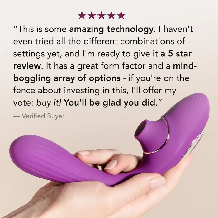 Female Sex Toys Aura Clit Sucker Dual Vibrator berrylemoncom