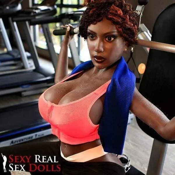 Hit Doll Male Sex Toys Black Huge Tits 151cm 4ft11 Silicone Sex Doll