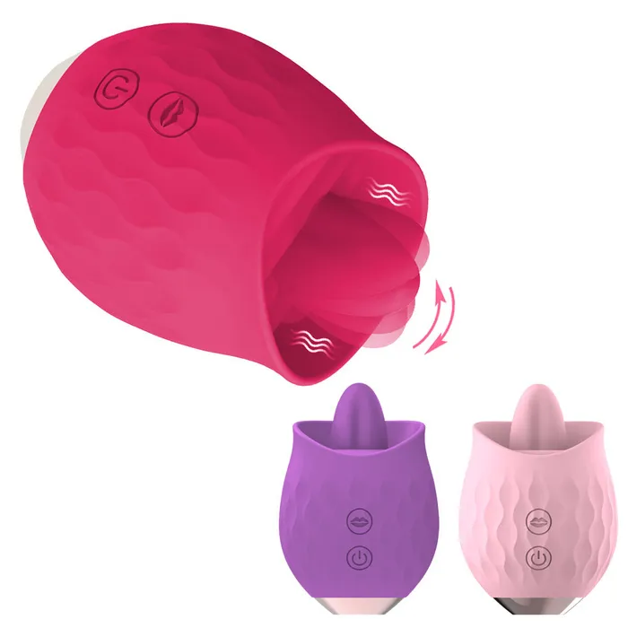 Lurevibe Rose Toy Vibrator For Wome Clitoral Tongue Licking Vibrator Lurevibe Vibrators
