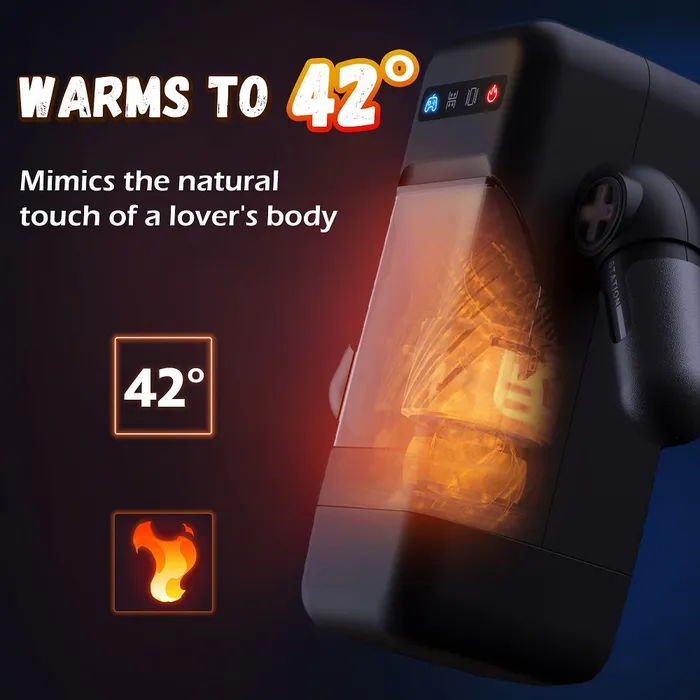 Male Sex Toys My Store Game Cup Telescopic Vibrating Heating Masturbator